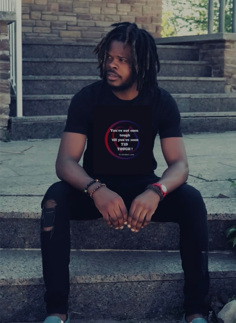 T1D TOUGH ! Adult Short-Sleeve S/M/L/XL/2XL/3XL Unisex T-Shirt - ThisDiabetic.com
