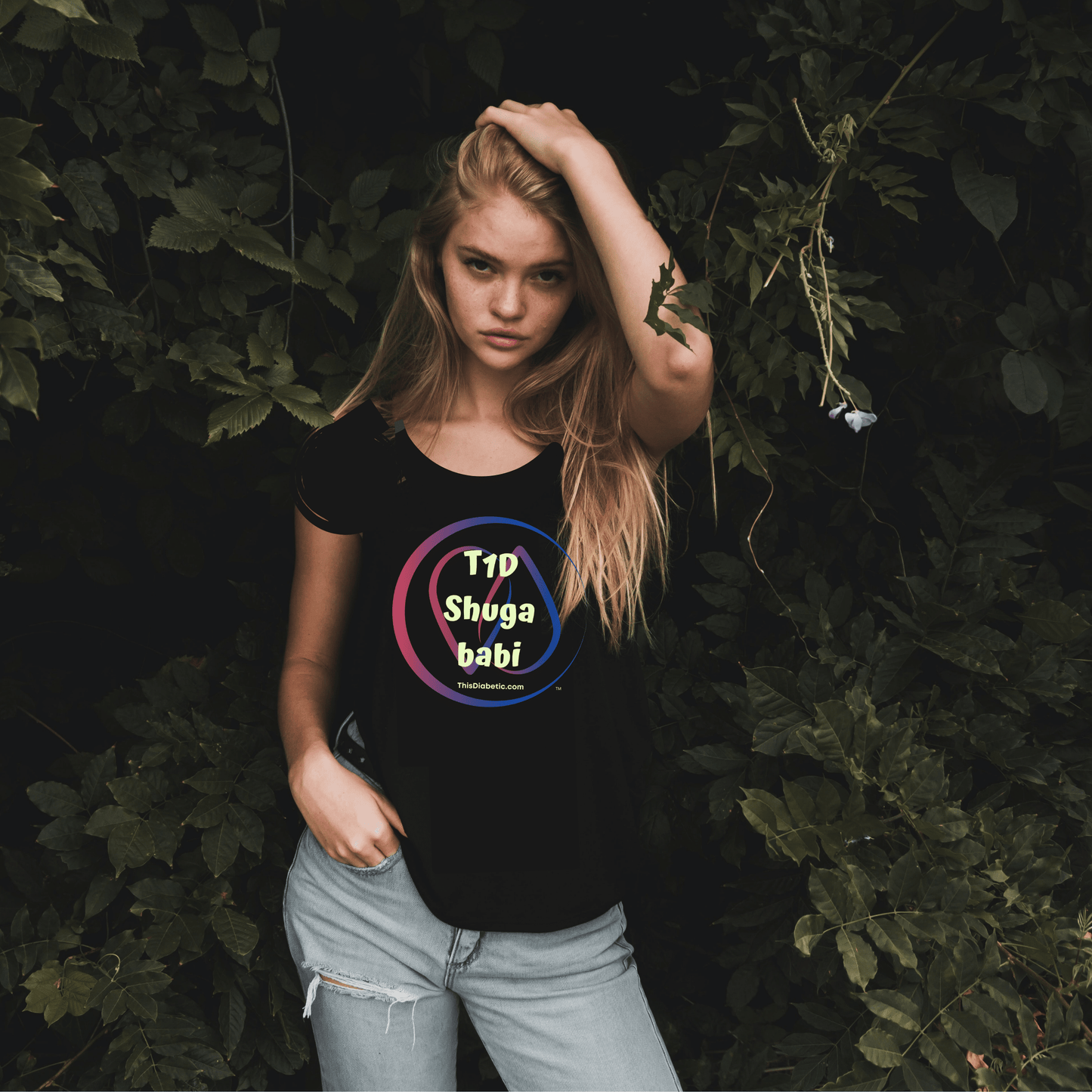 T1D Shuga babi... nobody is sweeter!! S/M/L/XL (6-18 yrs)Youth Short Sleeve T-Shirt - ThisDiabetic.com
