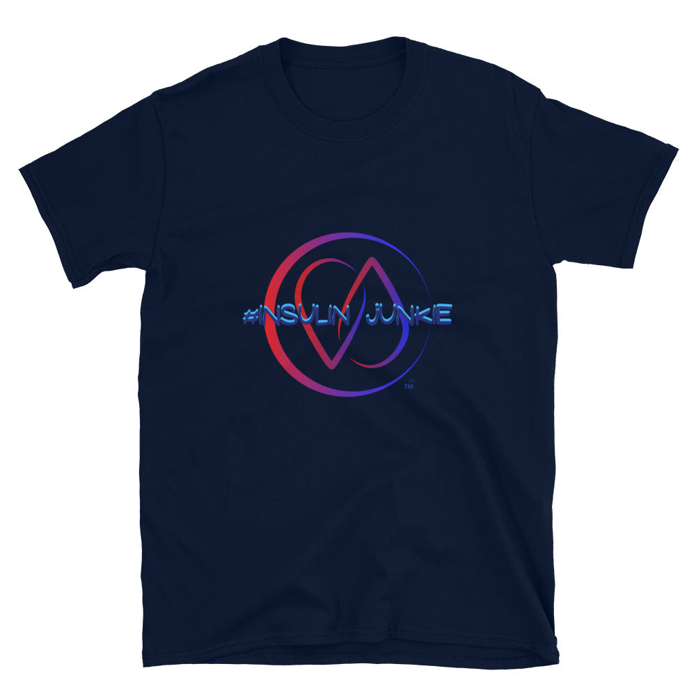 #INSULIN JUNKIE Adult Short-Sleeve Unisex T-Shirt S-3XL - ThisDiabetic.com