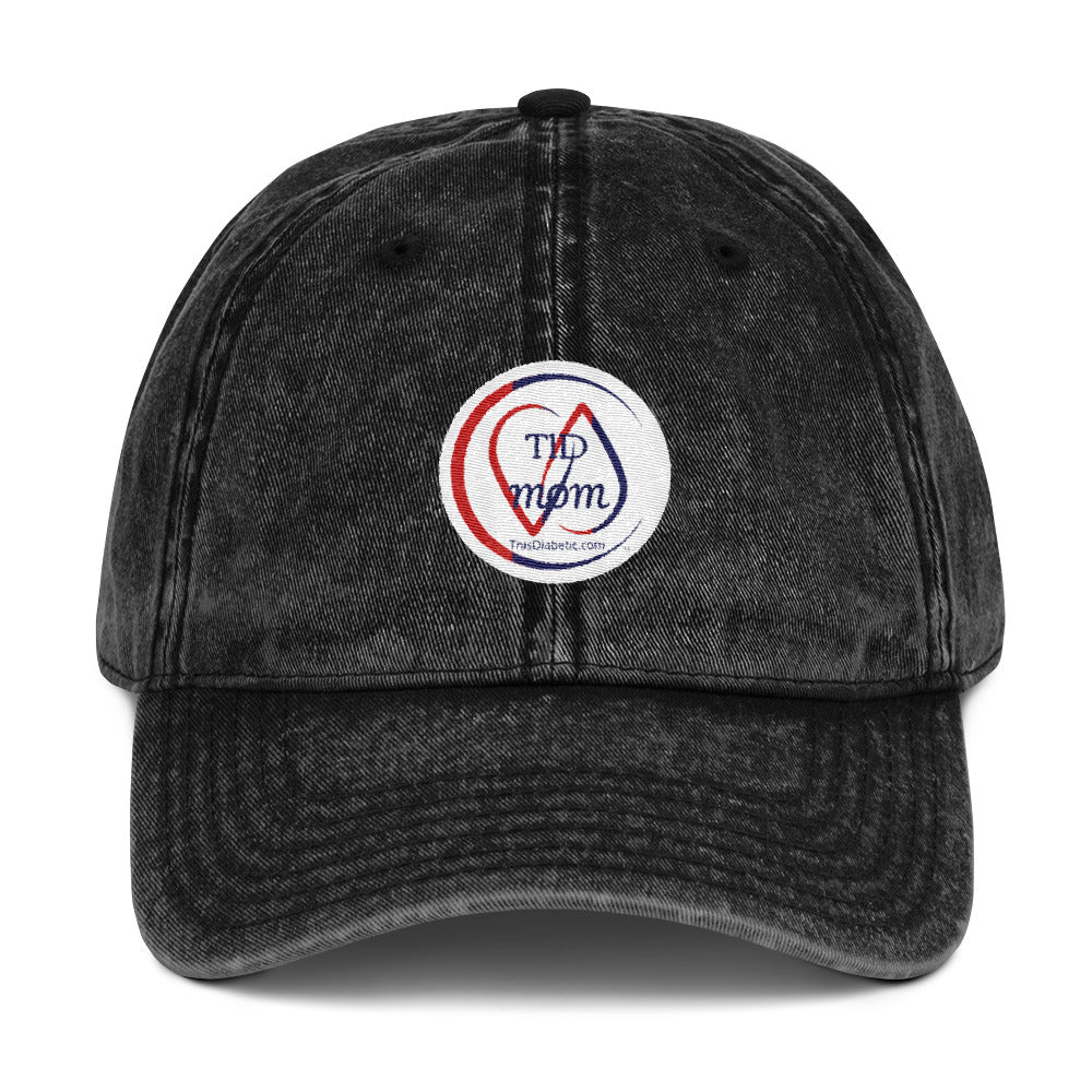 T1D MOM Vintage  Baseball Hat - ThisDiabetic.com