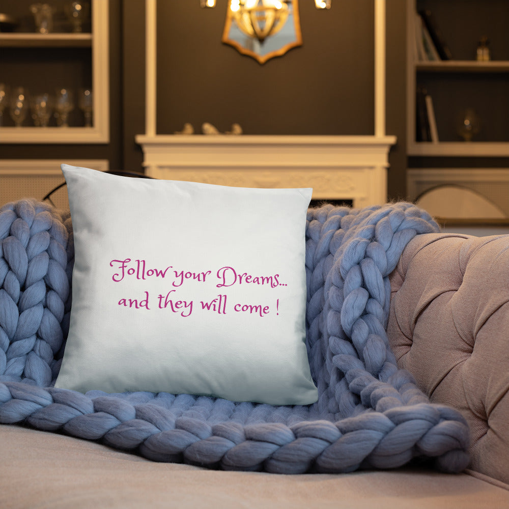 P.W.D. Princess With Diabetes... Follow Your Dreams Pillow (quote on back) - ThisDiabetic.com