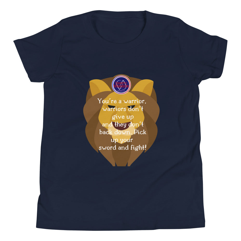 You are a Warrior! Youth Short Sleeve S/M/L/XL (6yrs-18yrs )T-Shirt - ThisDiabetic.com