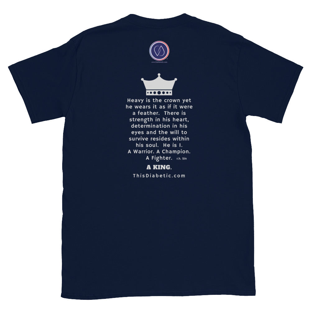 Heavy Is The Crown Yet He Wears It like Feather Sleeve Adult T-shirt - ThisDiabetic.com