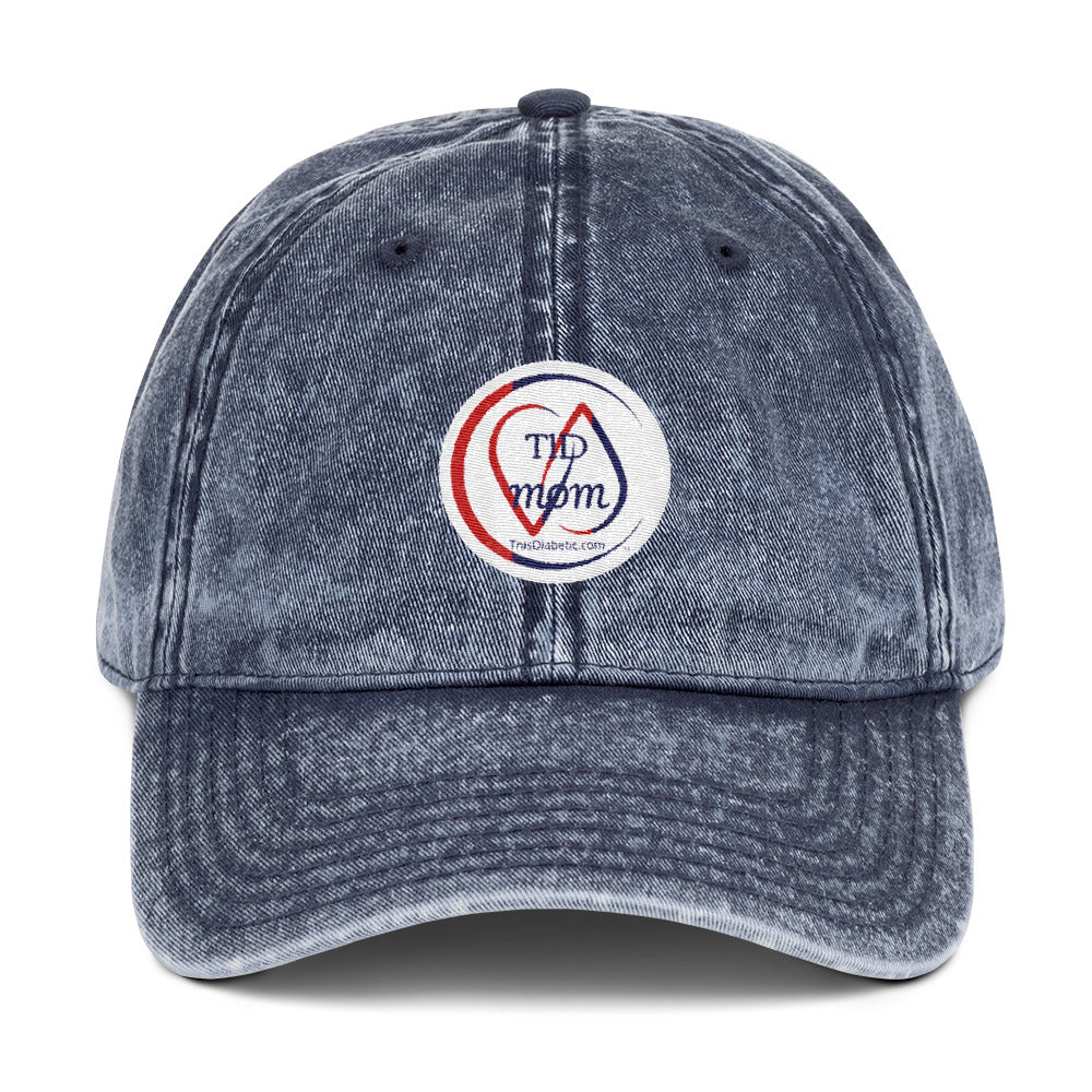 T1D MOM Vintage  Baseball Hat - ThisDiabetic.com