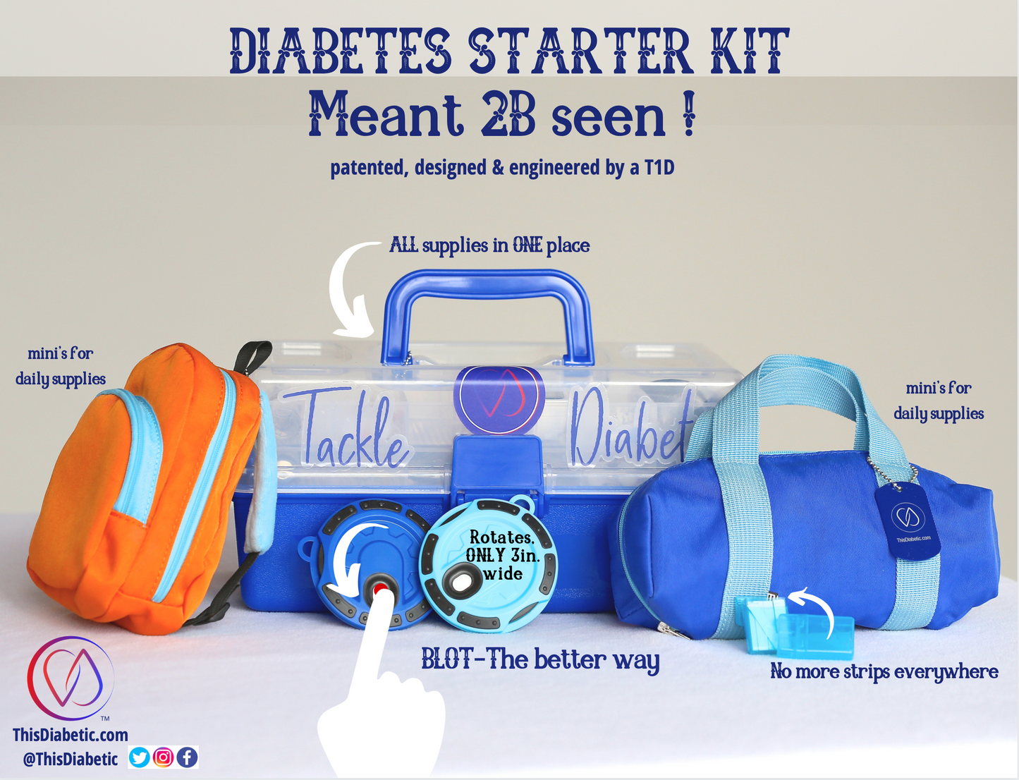 T1D DIABETIC STARTER SET** - ThisDiabetic.com