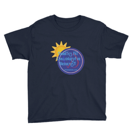 Diabetics Eat Challenges for Breakfast Youth XS/S/M/L/XL 6-18 yrs old  Sleeve T-Shirt