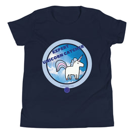 EXPERT UNICORN CATCHER (sugar level 100 or a perfect 6.0)YOUTH unisex S/M/L/XL ( 6-18 yrs)