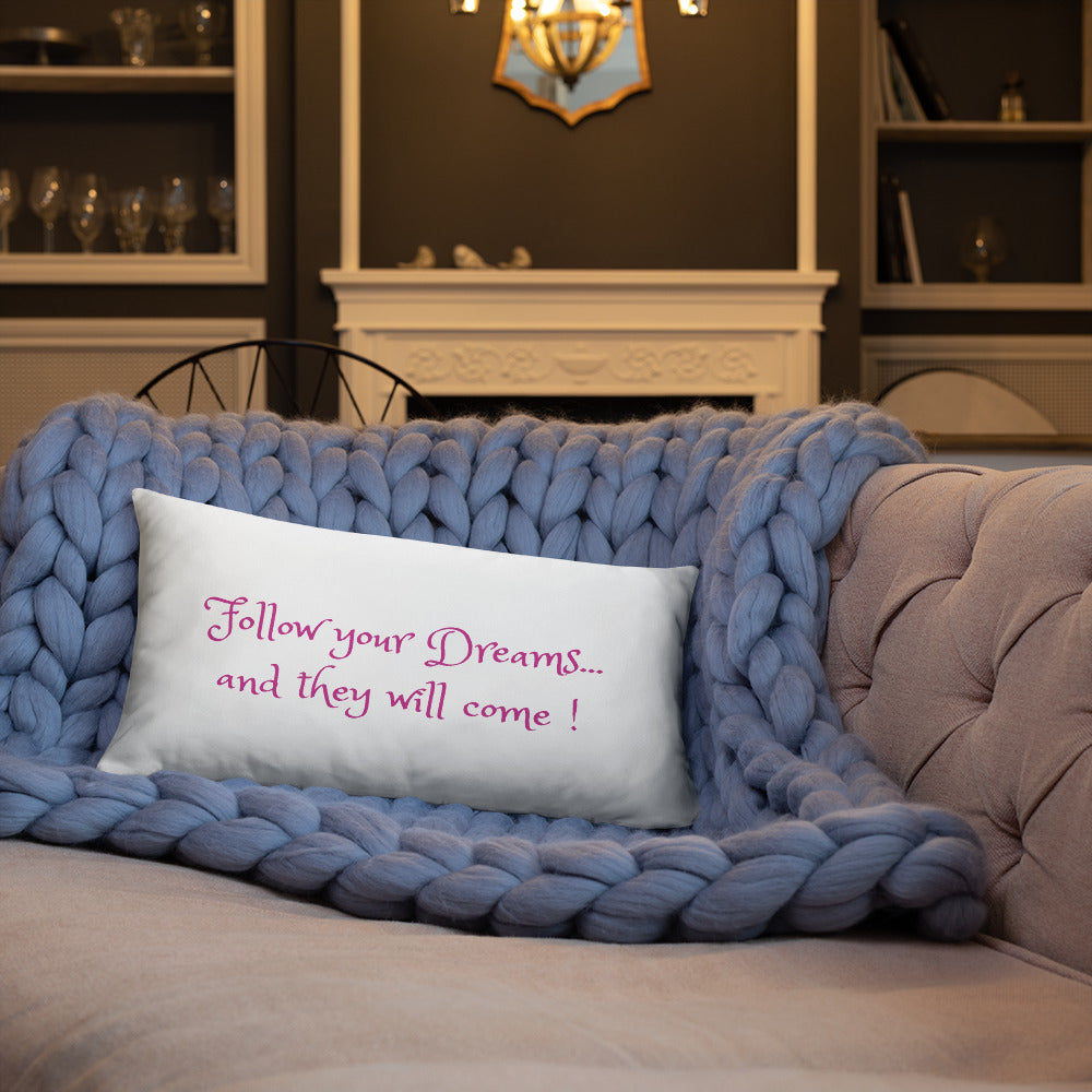P.W.D. Princess With Diabetes... Follow Your Dreams Pillow (quote on back) - ThisDiabetic.com