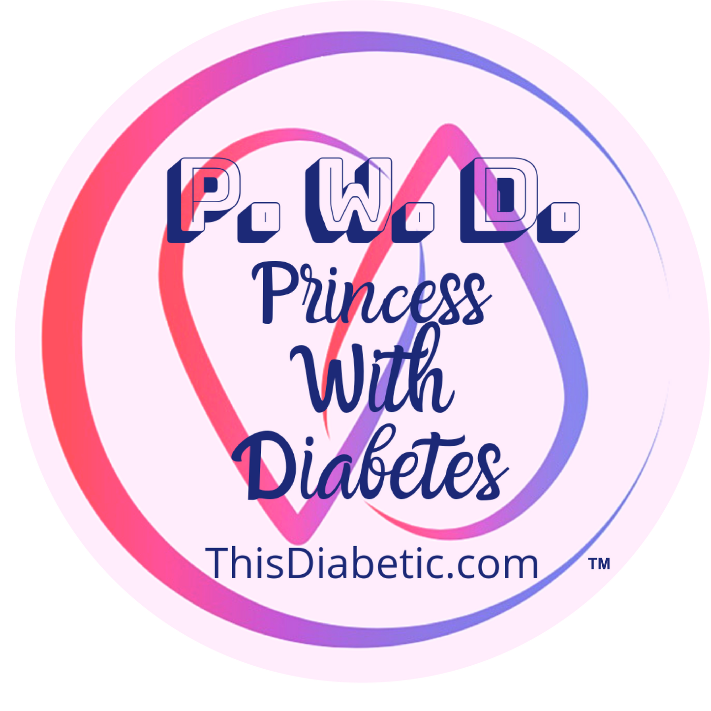 P.W.D. PRINCESS WITH DIABETES FANNY PACK - ThisDiabetic.com